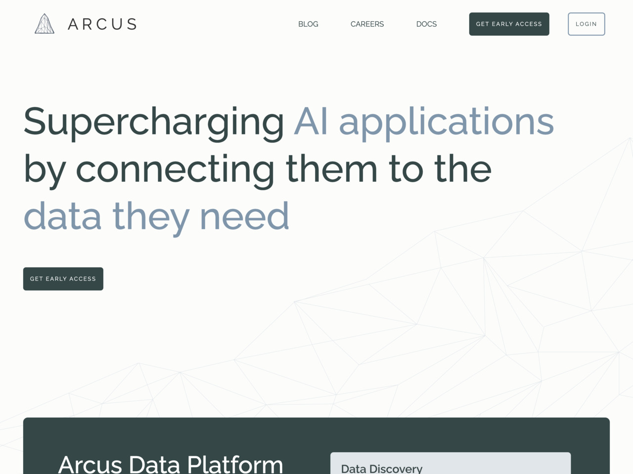 Arcus.co website screenshot