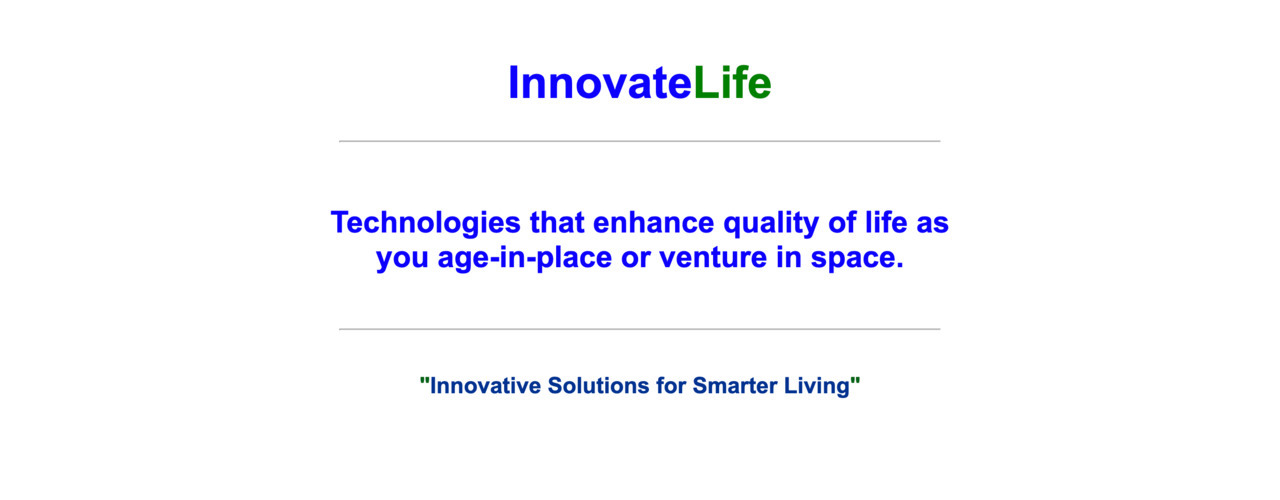 InnovateLife.com website screenshot